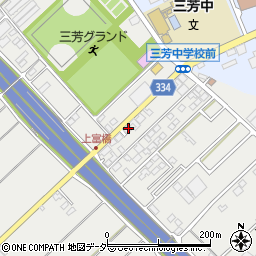埼玉県入間郡三芳町上富410-7周辺の地図