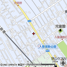 カーコンビニ倶楽部トラスト　狭山入曽店周辺の地図