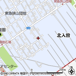 埼玉県狭山市北入曽1458-13周辺の地図