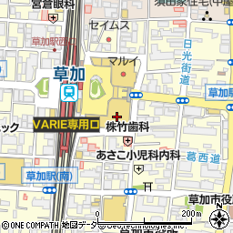 ジュエリーツツミ草加アコス店周辺の地図