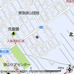 埼玉県狭山市北入曽1458-66周辺の地図