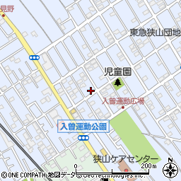 埼玉県狭山市水野406周辺の地図