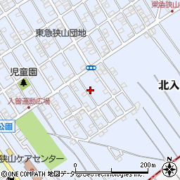 埼玉県狭山市北入曽1458-58周辺の地図
