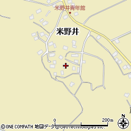 千葉県香取市米野井605周辺の地図