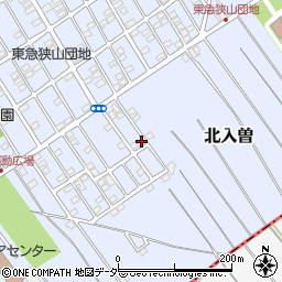 埼玉県狭山市北入曽1477-5周辺の地図