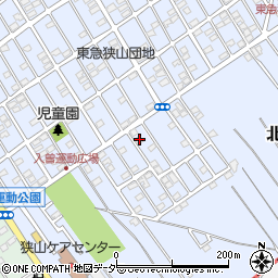 埼玉県狭山市北入曽1458-65周辺の地図