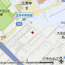 埼玉県入間郡三芳町上富415-17周辺の地図