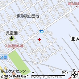 埼玉県狭山市北入曽1458-59周辺の地図