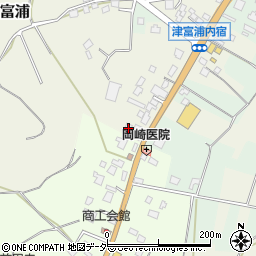 千葉県成田市津富浦1250周辺の地図
