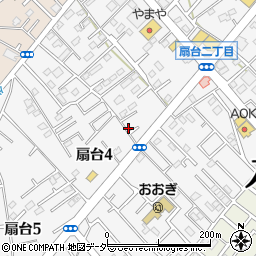 埼玉県入間市扇台周辺の地図