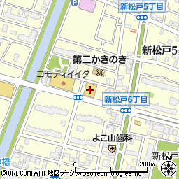 ＨＡＩＲＳＡＬＯＮＢＥＳＴ千葉新松戸店周辺の地図