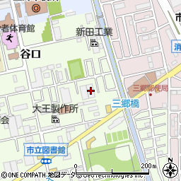 埼玉県三郷市谷口613周辺の地図