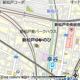 新松戸東パークハウスＡ周辺の地図