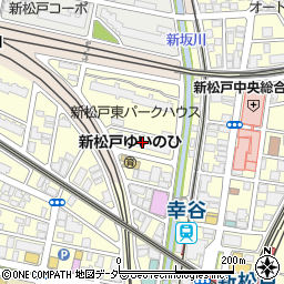 新松戸東パークハウス管理組合周辺の地図
