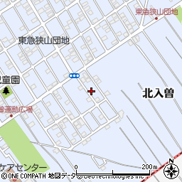 埼玉県狭山市北入曽1458-11周辺の地図