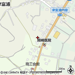 千葉県成田市津富浦1249周辺の地図