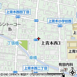埼玉県川口市上青木西周辺の地図