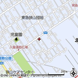 埼玉県狭山市北入曽1458-62周辺の地図