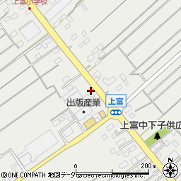 埼玉県入間郡三芳町上富1194周辺の地図