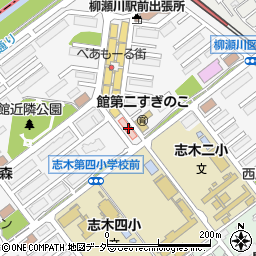 埼玉県志木市館2丁目7-11周辺の地図