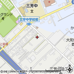 埼玉県入間郡三芳町上富415周辺の地図