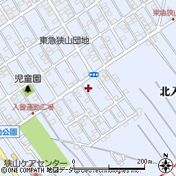 埼玉県狭山市北入曽1458-60周辺の地図