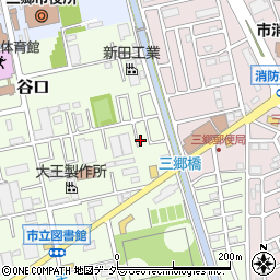 埼玉県三郷市谷口612周辺の地図