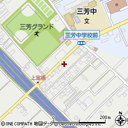 埼玉県入間郡三芳町上富410周辺の地図