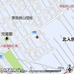 埼玉県狭山市北入曽1458-9周辺の地図