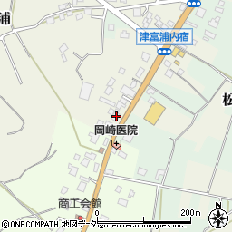 千葉県成田市津富浦1251周辺の地図