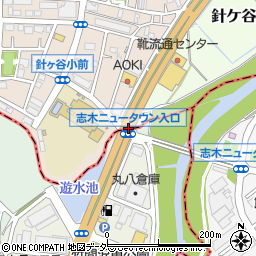 志木ニュータウン入口周辺の地図