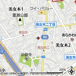 戸田美女木郵便局 ＡＴＭ周辺の地図