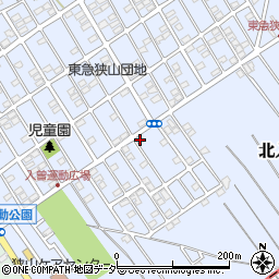 埼玉県狭山市北入曽1458-61周辺の地図