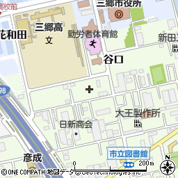 埼玉県三郷市谷口372周辺の地図