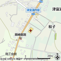 千葉県成田市津富浦1278-1周辺の地図
