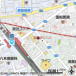 パティスリーシャルドン蕨駅前店周辺の地図