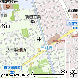 埼玉県三郷市谷口609周辺の地図