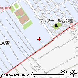 埼玉県狭山市北入曽1504-2周辺の地図