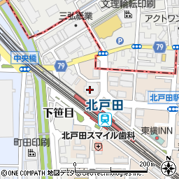 北戸田駅前みとおか眼科周辺の地図