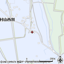 山梨県北杜市高根町村山西割410周辺の地図