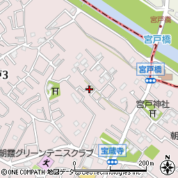 埼玉県朝霞市宮戸3丁目21-14周辺の地図