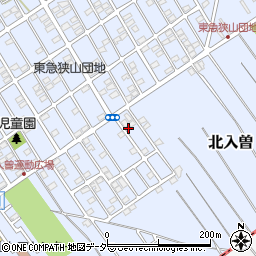 埼玉県狭山市北入曽1458-5周辺の地図