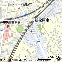 千葉県松戸市新松戸東4周辺の地図