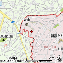 埼玉県朝霞市宮戸3丁目10-54周辺の地図