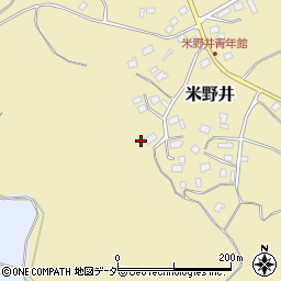 千葉県香取市米野井周辺の地図
