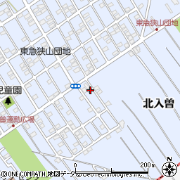 埼玉県狭山市北入曽1477-8周辺の地図