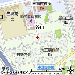 埼玉県三郷市谷口567周辺の地図