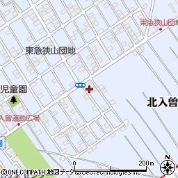 埼玉県狭山市北入曽1458-4周辺の地図