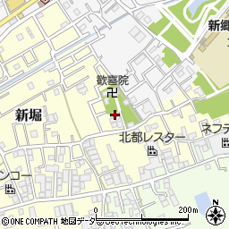埼玉県川口市新堀250周辺の地図