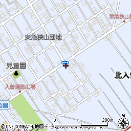 埼玉県狭山市北入曽1458-7周辺の地図
